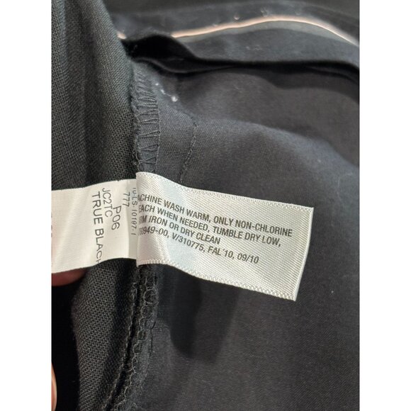 Gap Perfect Trouser Black Pants Size 0R Stretch - Picture 5 of 10